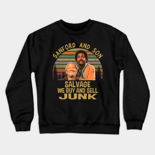 Vintage Comedy Movie Salvage We Buy Sell Junk Crewneck Sweatshirt